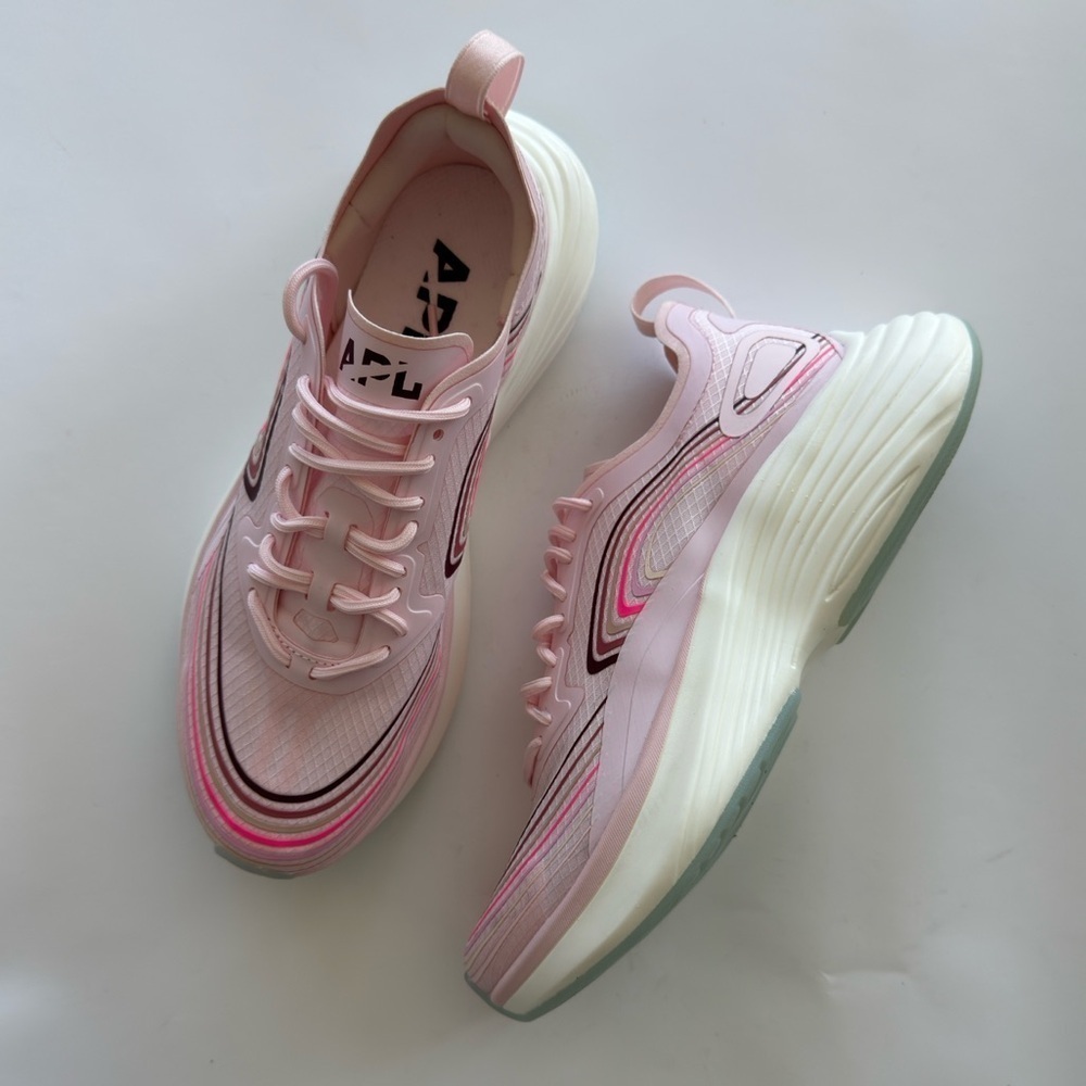 APL Women's Streamline Pink/Burgundy Sneakers - Picture 3 of 10